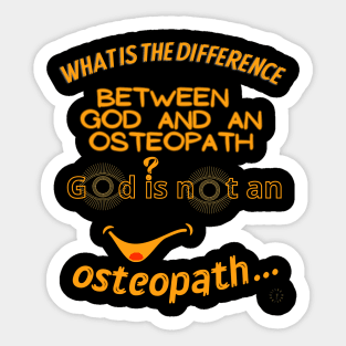 Funny Osteopath Sticker